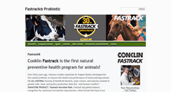 Desktop Screenshot of fastrackprobiotic.com