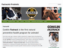 Tablet Screenshot of fastrackprobiotic.com